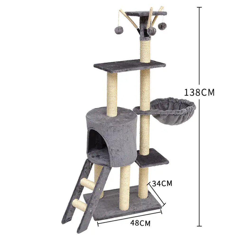 Rascador de juguete torre arbol casa para gatos